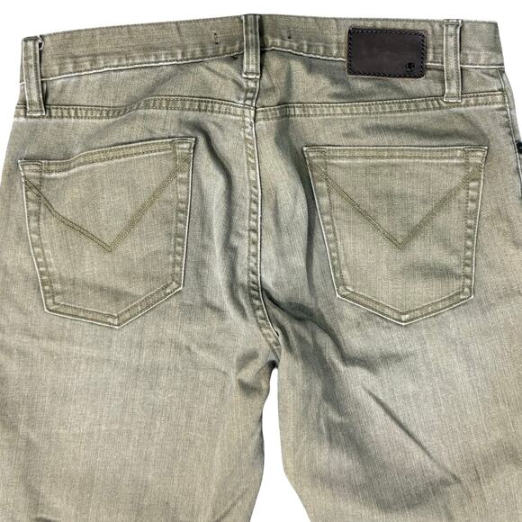 John Varvatos Olive Green Brown Slim Fit Men’s Denim Zip Fly Jeans Pants size 29 - Picture 5 of 9
